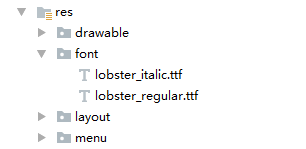 Add font files